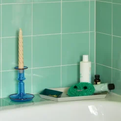 Candelabro Flare mediano, Light blue-red