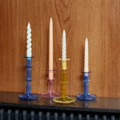 Candelabro Flare mediano, Pink-blue