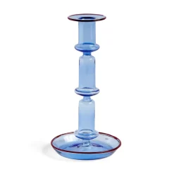 Candelabro Flare tall, Light blue-red