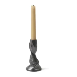 Candelabro Gale 13 cm, Blackened Aluminium