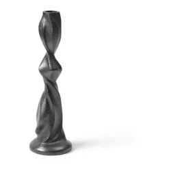 Candelabro Gale 25 cm, Blackened Aluminium