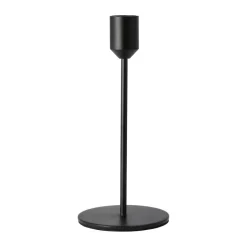 Candelabro Glare 18 cm, Negro