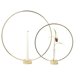 Candelabro Gloria pequeño, latón