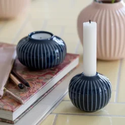 Candelabro Hammershøi 7 cm, indigo
