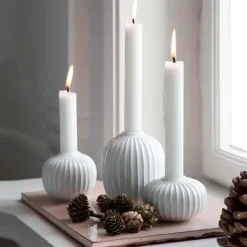 Candelabro Hammershøi pequeño, blanco