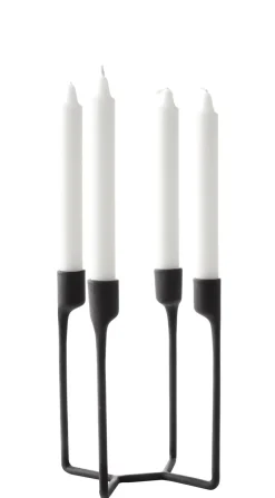Candelabro Heima, negro