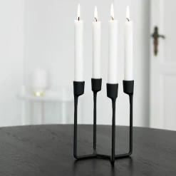 Candelabro Heima, negro