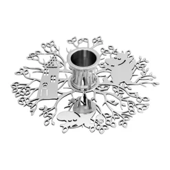 Candelabro Hilke X Mumin No.1, Latón niquelado