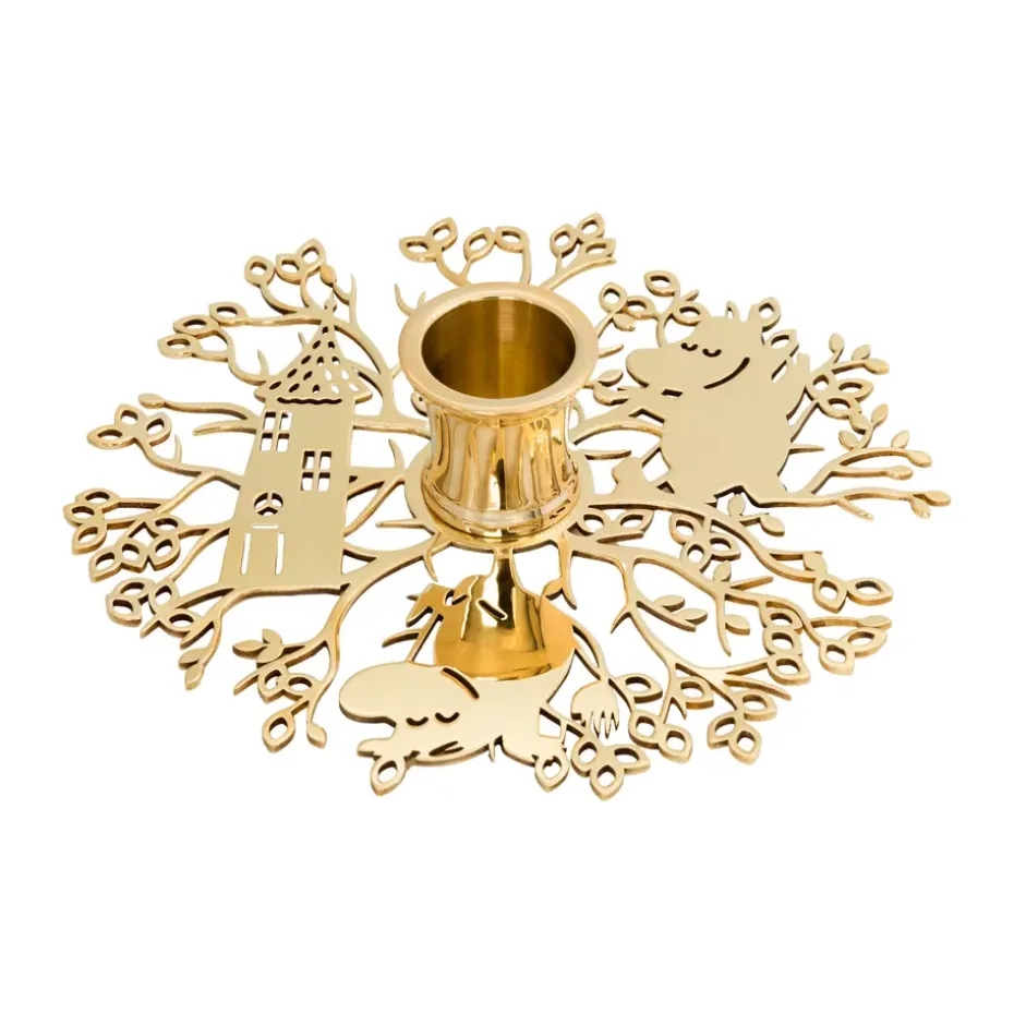 Candelabro Hilke X Mumin No.1, Latón