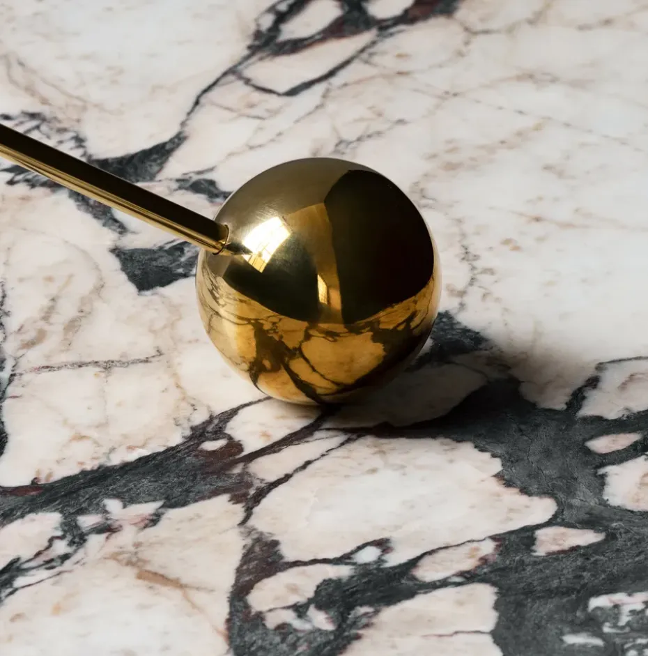 Candelabro Interconnect 70 cm, Polerad latón