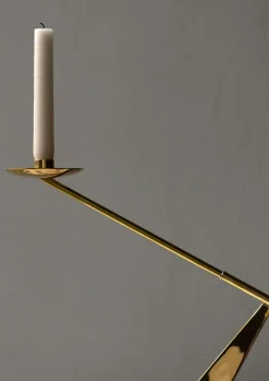 Candelabro Interconnect 70 cm, Polerad latón