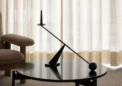 Candelabro Interconnect 70 cm, negro