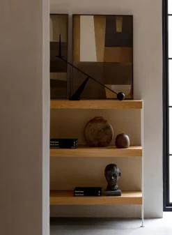 Candelabro Interconnect 70 cm, negro