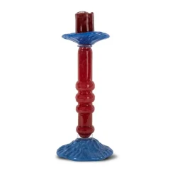 Candelabro Lara L 32 cm, Burdeos