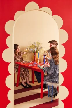 Candelabro Lara S 22 cm, Beige