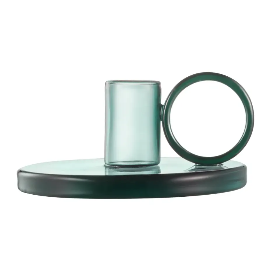 Candelabro Loop Ø11 cm, Azul verdoso