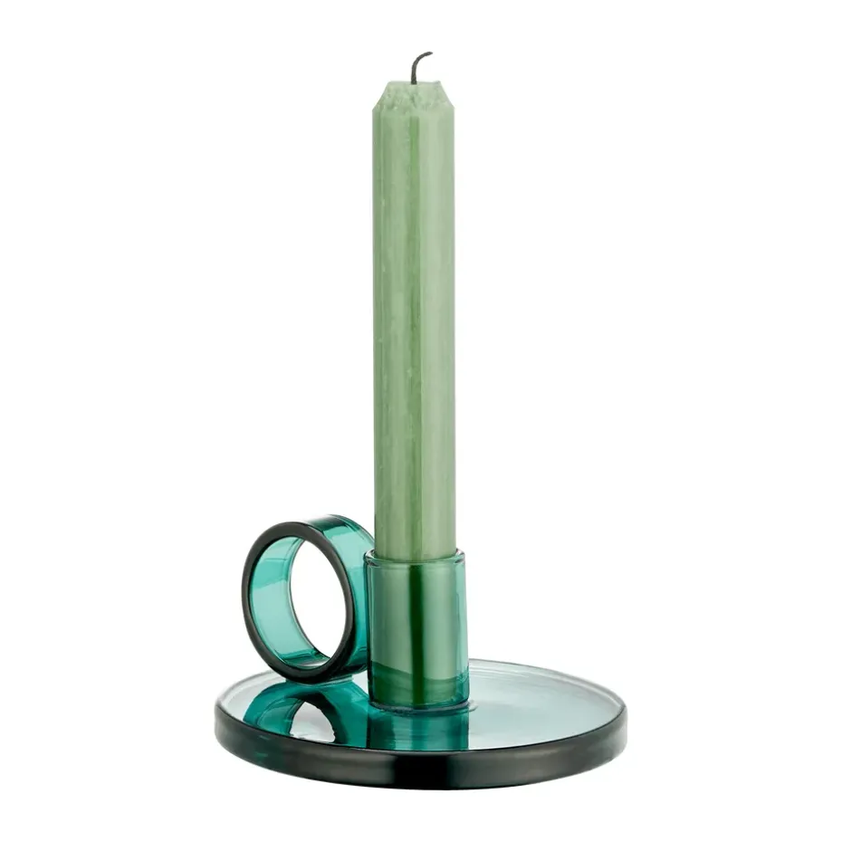 Candelabro Loop Ø11 cm, Azul verdoso