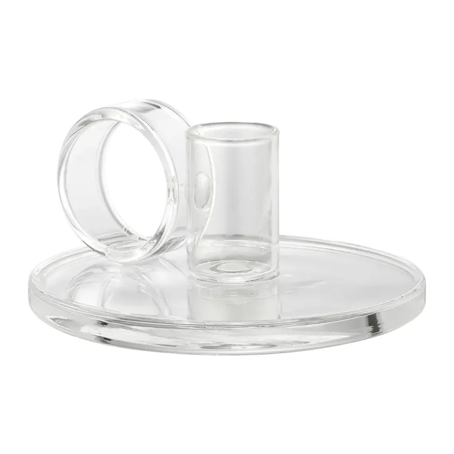 Candelabro Loop Ø11 cm, Transparente