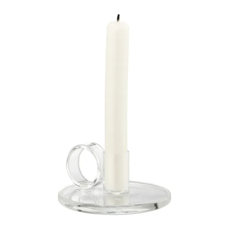Candelabro Loop Ø11 cm, Transparente