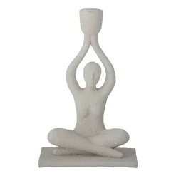 Candelabro Lucie 24 cm, blanco