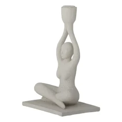 Candelabro Lucie 24 cm, blanco