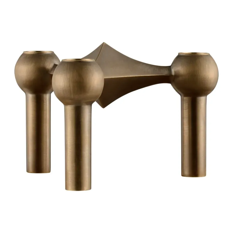 Candelabro Nagel, Bronzed brass