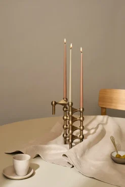Candelabro Nagel, Bronzed brass