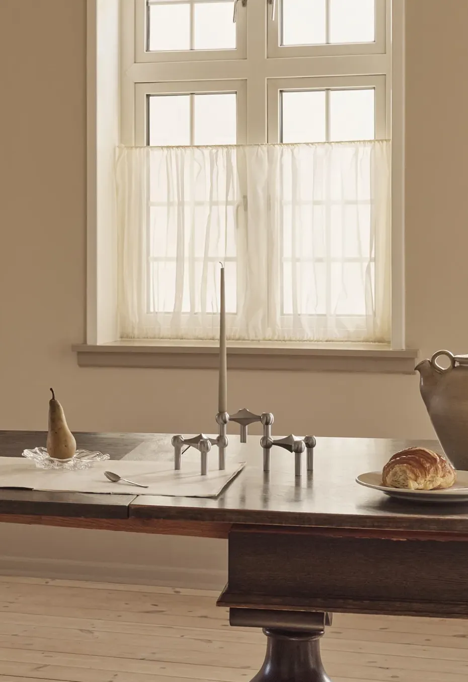 Candelabro Nagel, Cromo cepillado