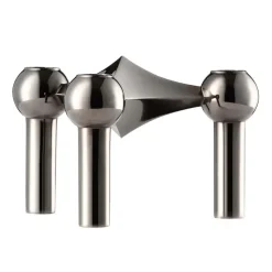 Candelabro Nagel, cromo negro