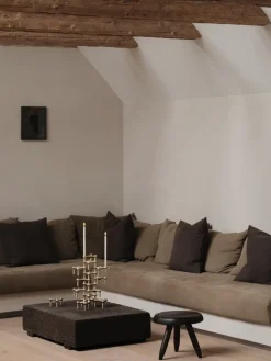 Candelabro Nagel, Latón cepillado