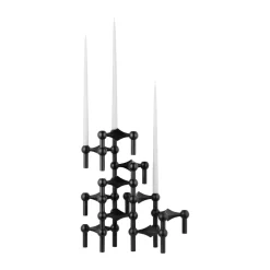 Candelabro Nagel, negro mate