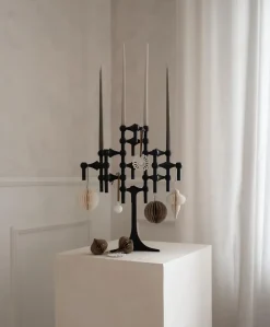 Candelabro Nagel, negro mate