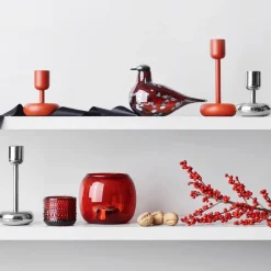 Candelabro Nappula acero, pequeño 107 mm