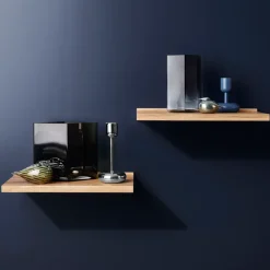 Candelabro Nappula acero, grande 183 mm