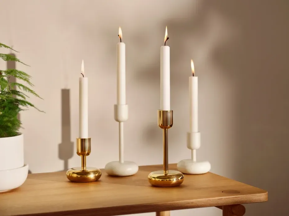 Candelabro Nappula latón, grande 183 mm