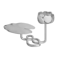 Candelabro Ninfea No.1, Latón niquelado