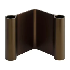 Candelabro Pair 11 cm, Brown