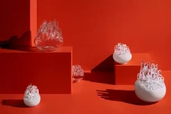 Candelabro Polar grande 29 cm, transparente