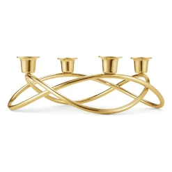 Candelabro Season Ø26 cm, chapado en oro