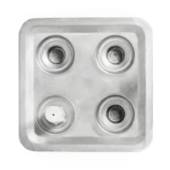 Candelabro Stumpastaken Fyran, Aluminum