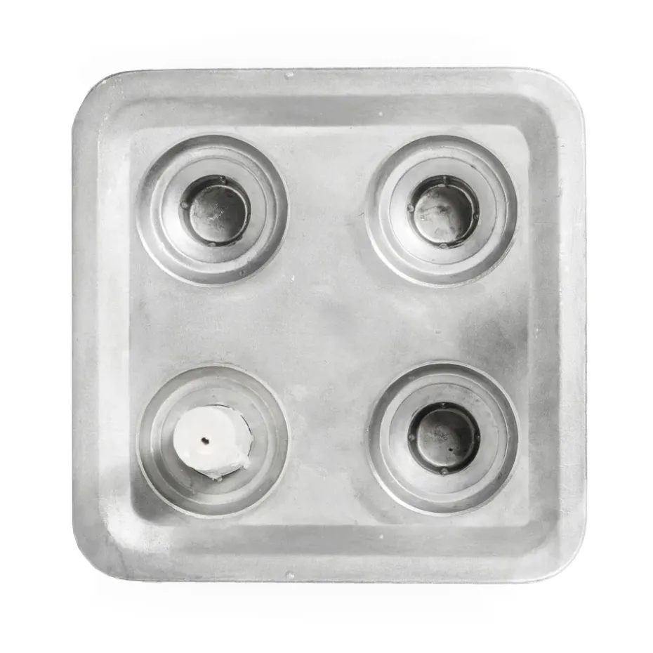 Candelabro Stumpastaken Fyran, Aluminum