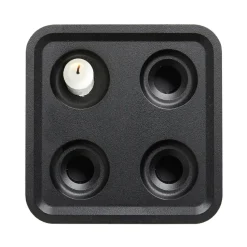 Candelabro Stumpastaken Fyran, negro