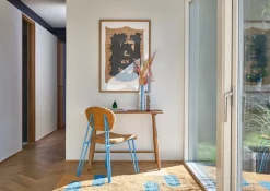 Candelabro Styles lunares 21 cm, Blue-naranja