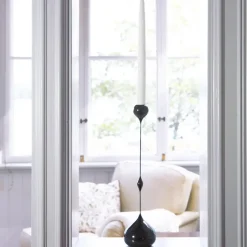 Candelabro Tender Candelabro alto, negro