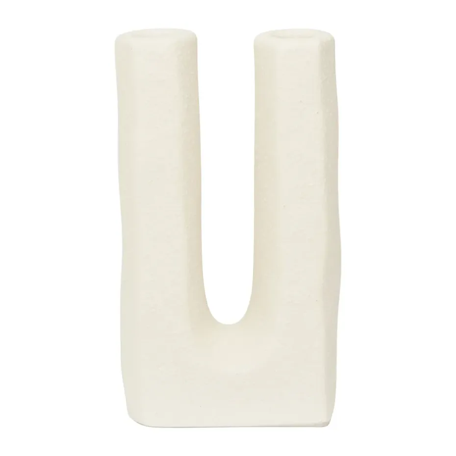 Candelabro Tomas 11cm, Off white