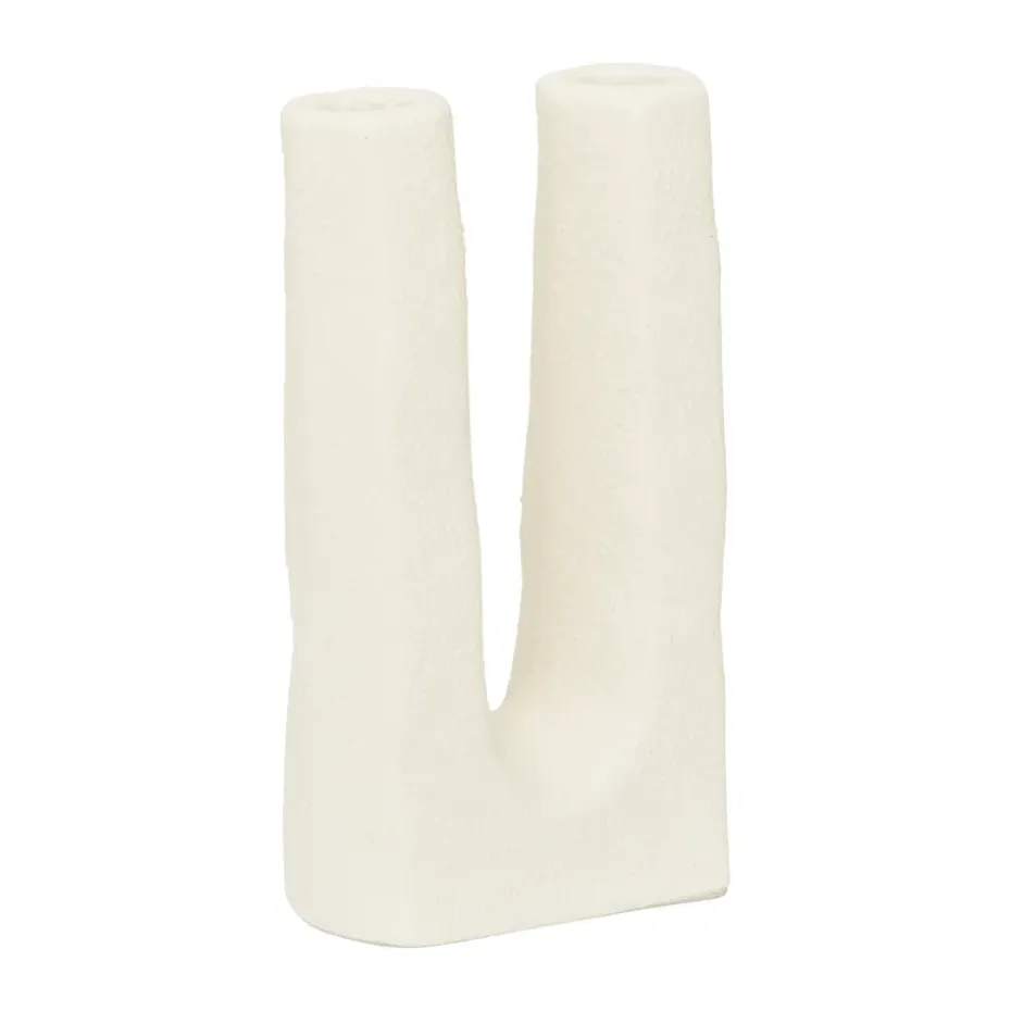 Candelabro Tomas 11cm, Off white