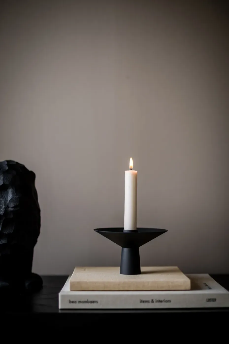 Candelabro Uma, Black