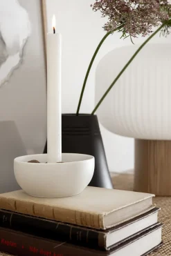 Candelabro Valley Ø12 cm, blanco