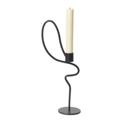 Candelabro Valse high, Negro