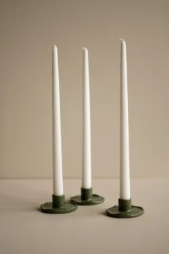 Candelabro Wave, Verde brillante